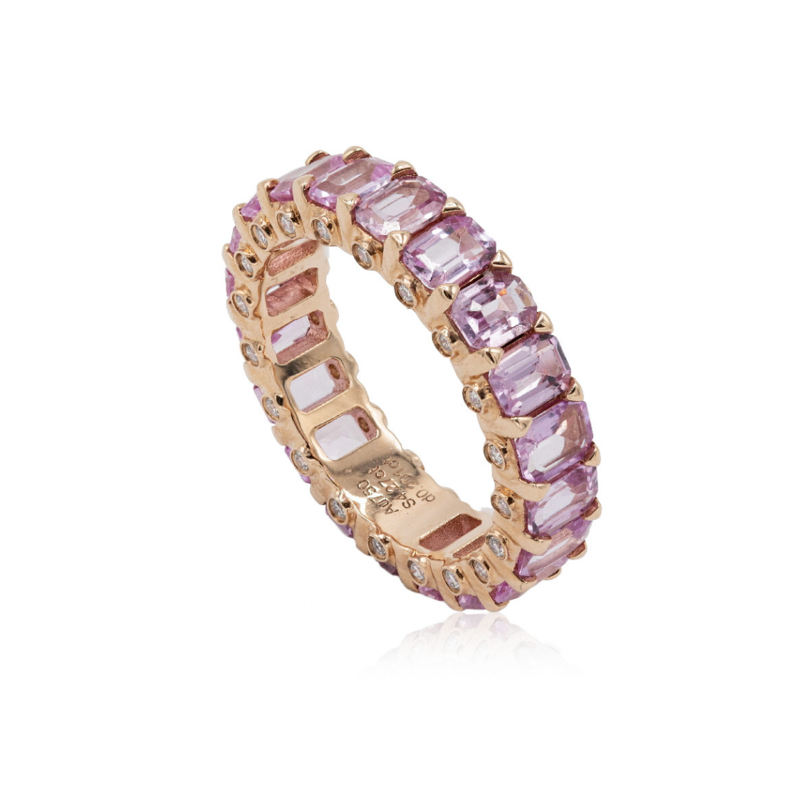 Anillo Zafiro Rosa